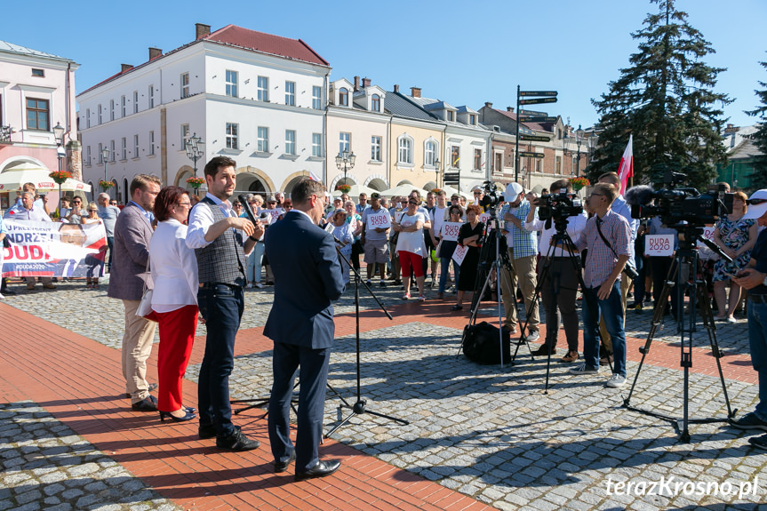 Wiec poparcia Andrzeja Dudy w Krośnie