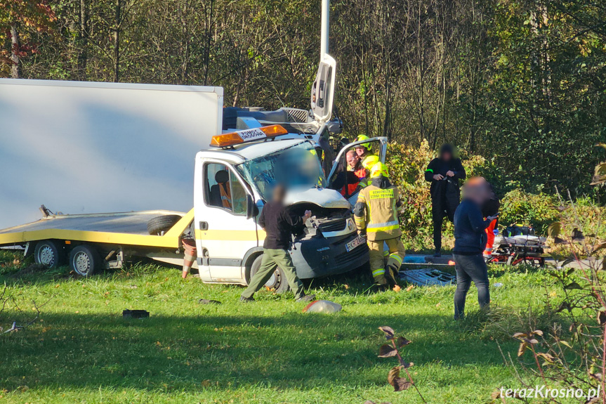 Wietrzno. Zderzenie trzech samochodów