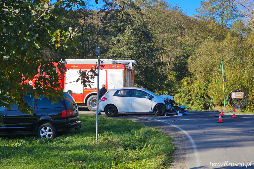 Wietrzno. Zderzenie trzech samochodów