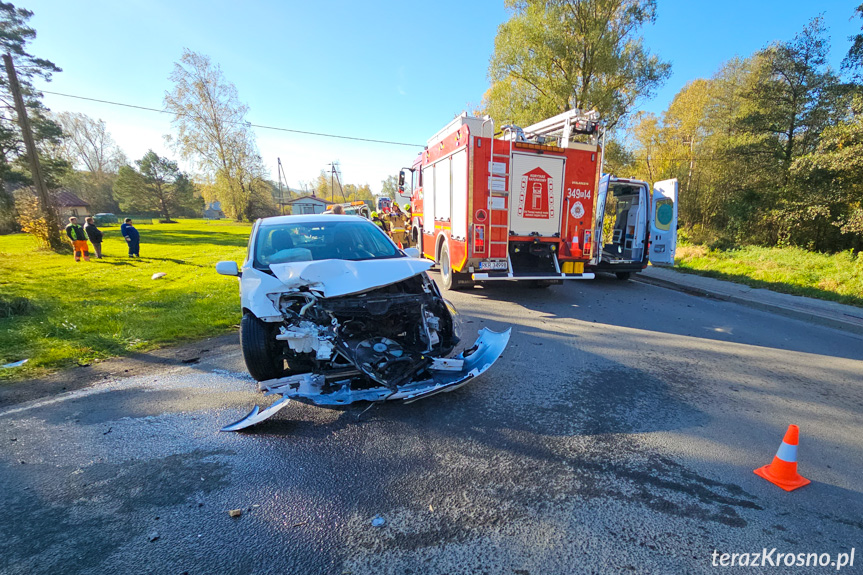 Wietrzno. Zderzenie trzech samochodów