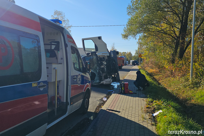 Wietrzno. Zderzenie trzech samochodów