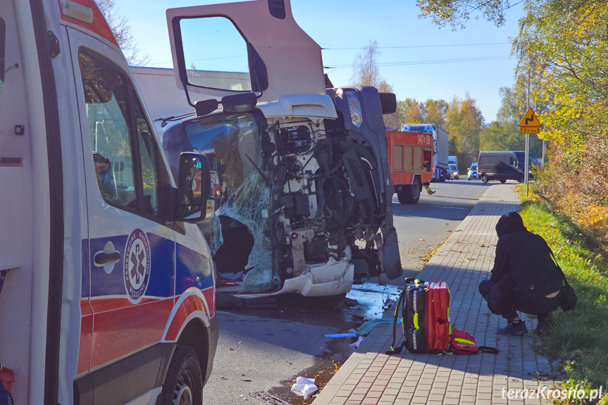 Wietrzno. Zderzenie trzech samochodów