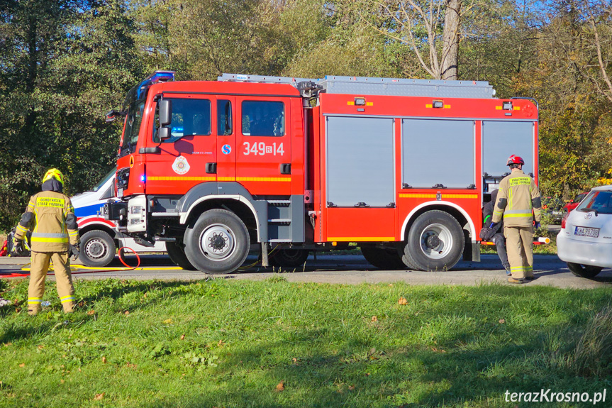 Wietrzno. Zderzenie trzech samochodów