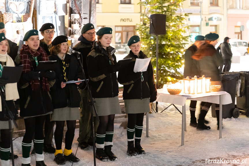 Wigilia na krośnieńskim Rynku