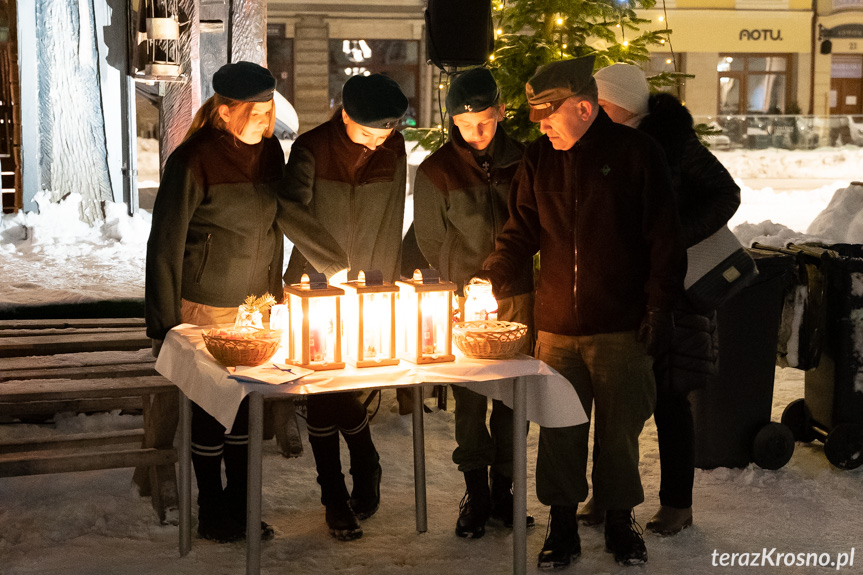 Wigilia na krośnieńskim Rynku