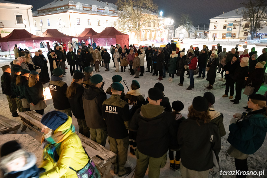 Wigilia na krośnieńskim Rynku