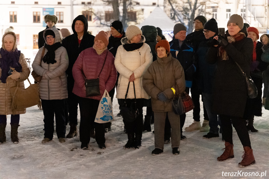 Wigilia na krośnieńskim Rynku