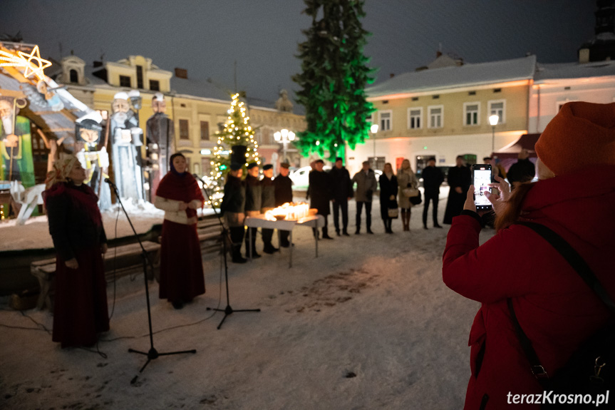 Wigilia na krośnieńskim Rynku