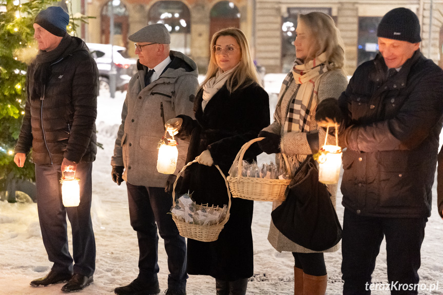 Wigilia na krośnieńskim Rynku