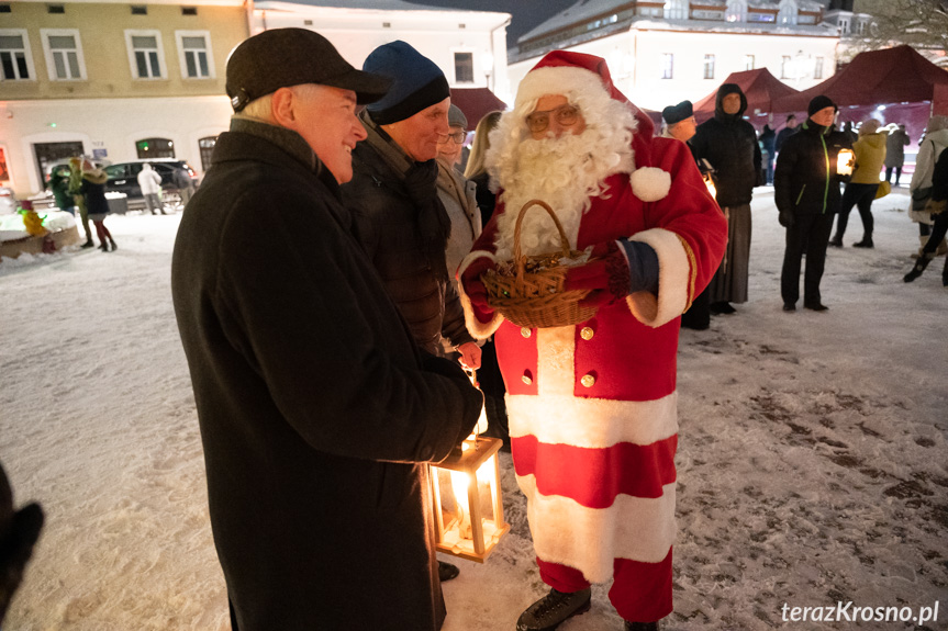 Wigilia na krośnieńskim Rynku