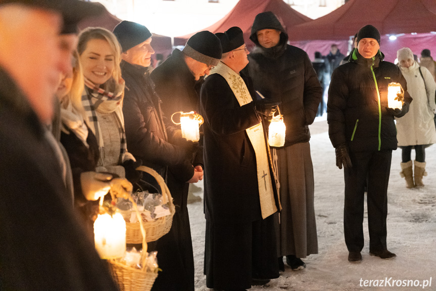 Wigilia na krośnieńskim Rynku