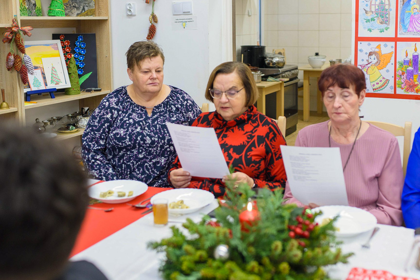 Wigilia w Dziennym Domu Seniora w Korczynie