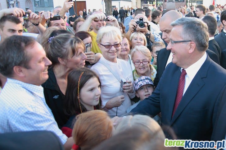 Wizyta prezydenta Komorowskiego w Krośnie i Odrzykoniu