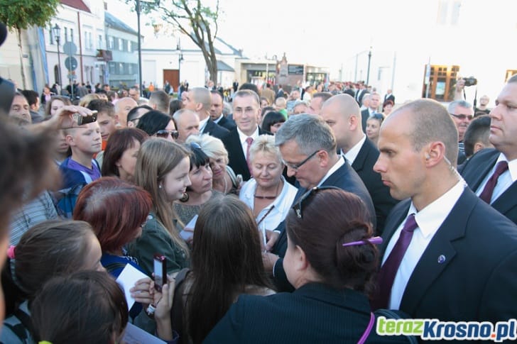 Wizyta prezydenta Komorowskiego w Krośnie i Odrzykoniu