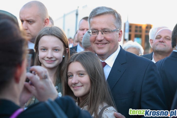 Wizyta prezydenta Komorowskiego w Krośnie i Odrzykoniu