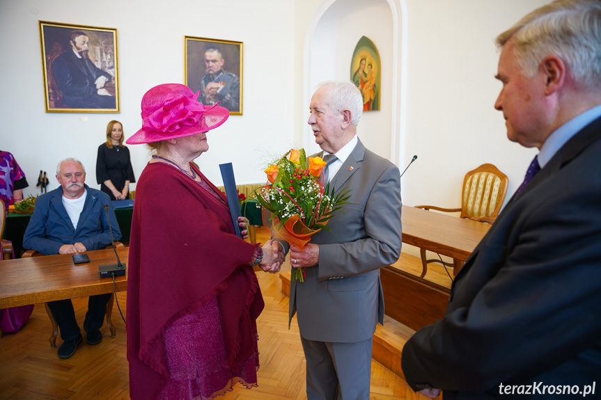 Wręczenie medali dla krośnian