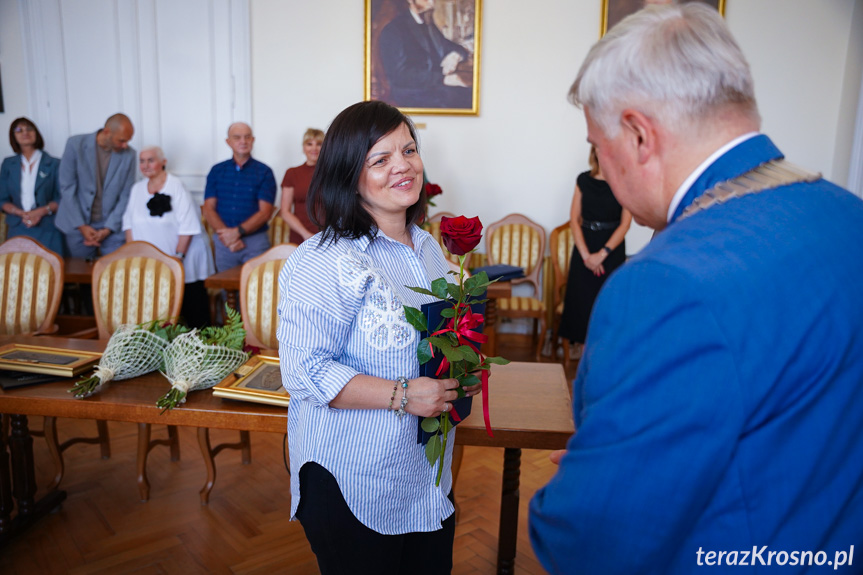 Wręczenie nagród w UM Krosno