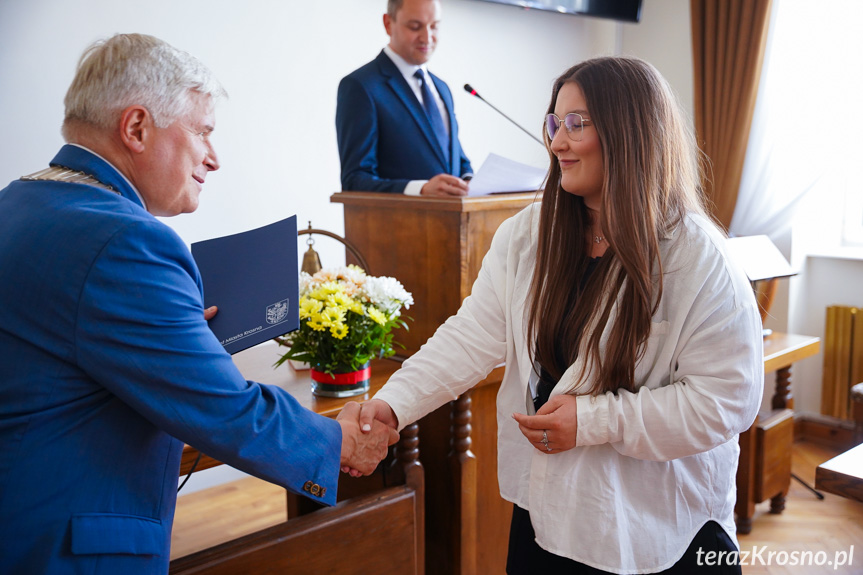 Wręczenie nagród w UM Krosno