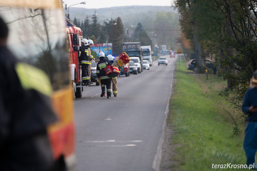 Wypadek autokaru w Grabownicy Starzeńskiej