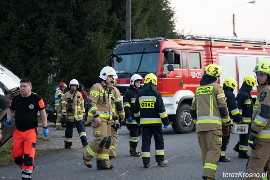 Wypadek autokaru w Grabownicy Starzeńskiej