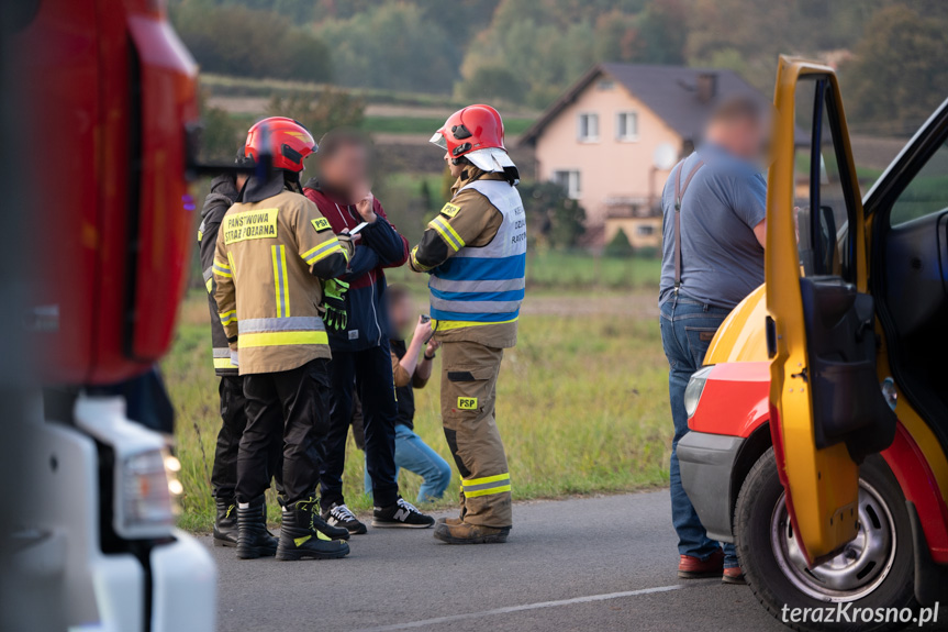 Wypadek autokaru w Grabownicy Starzeńskiej