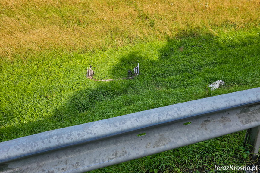 Wypadek ciężarówki w Nowej Wsi