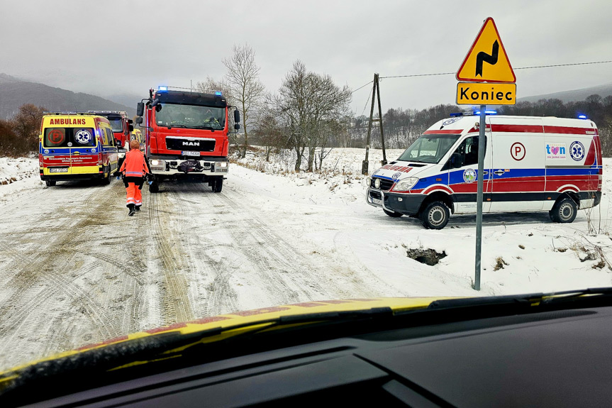 Wypadek krośnieńskiego autokaru w Wołosate