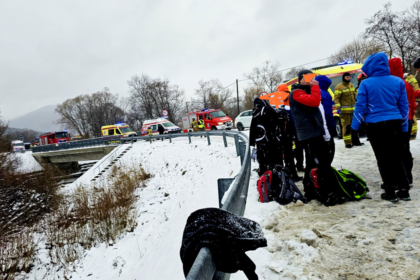 Wypadek krośnieńskiego autokaru w Wołosate