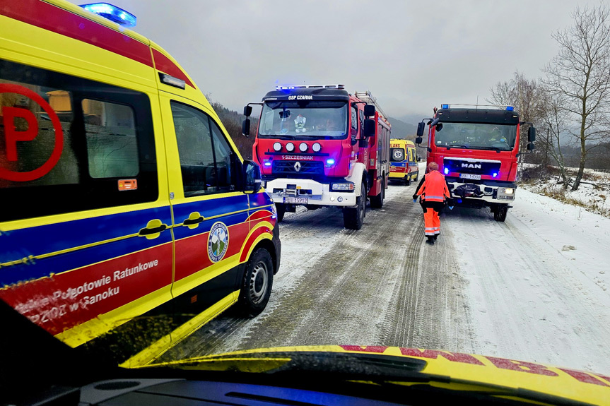 Wypadek krośnieńskiego autokaru w Wołosate