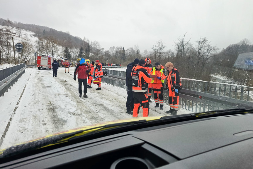 Wypadek krośnieńskiego autokaru w Wołosate