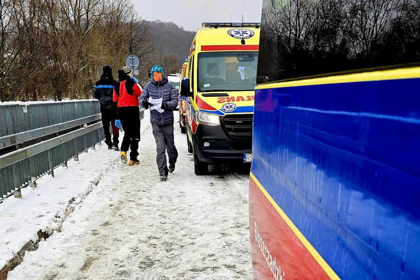 Wypadek krośnieńskiego autokaru w Wołosate