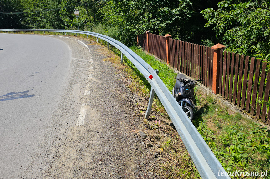 Wypadek motocyklisty w Iwli