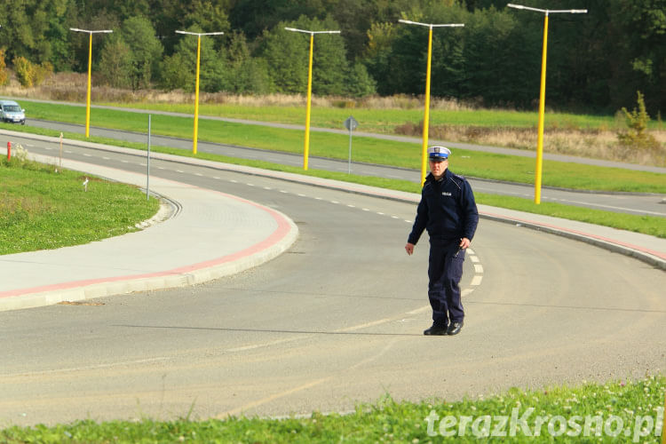 Wypadek motocyklisty w Krośnie