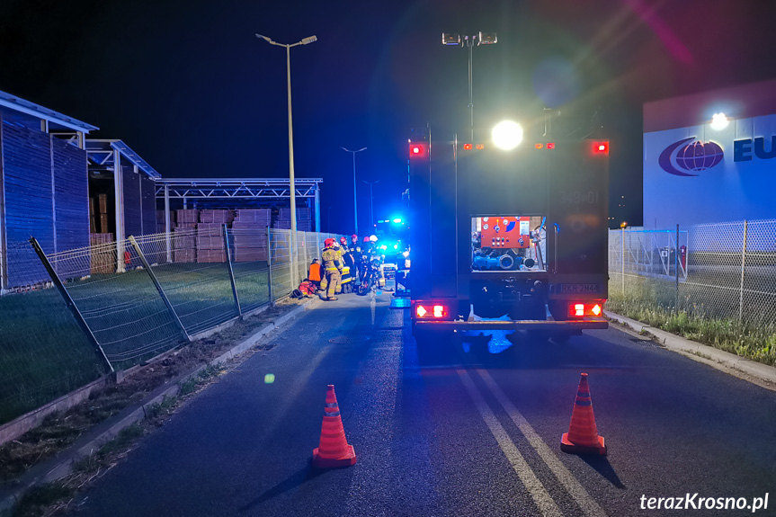 Wypadek motocyklisty w Szczepańcowej