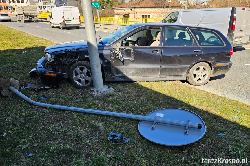 Wypadek na Jana Pawła II w Krośnie