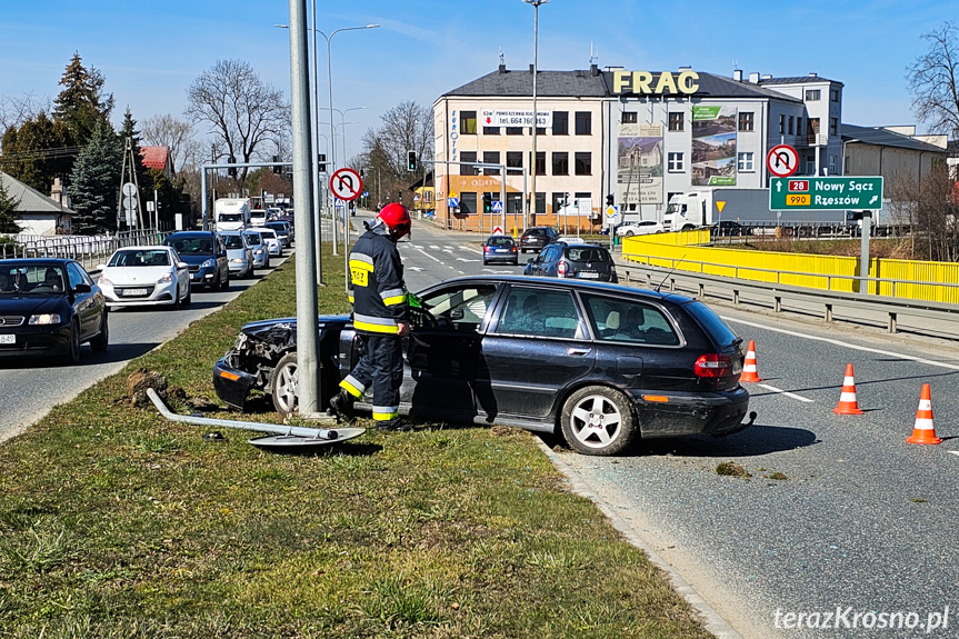 Wypadek na Jana Pawła II w Krośnie