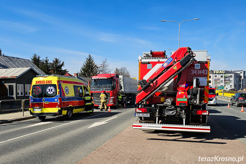 Wypadek na Jana Pawła II w Krośnie