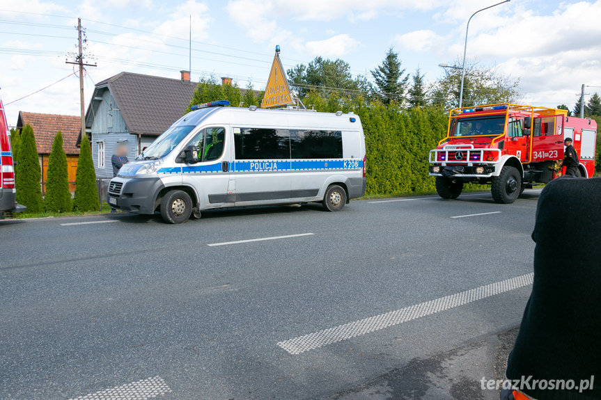 Wypadek na Bema w Krośnie