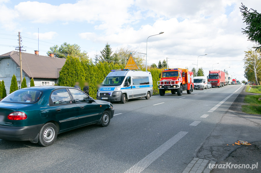 Wypadek na Bema w Krośnie