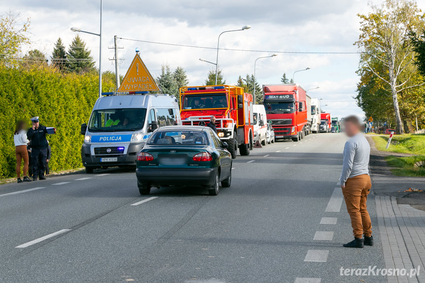 Wypadek na Bema w Krośnie