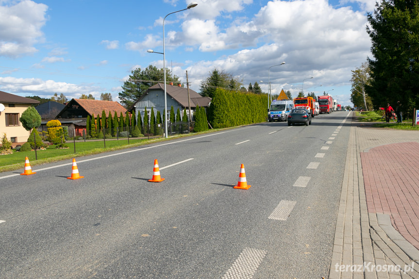 Wypadek na Bema w Krośnie