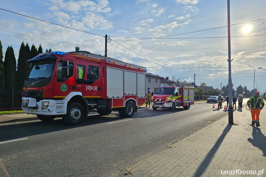 Wypadek na Brzozowej w Jedliczu