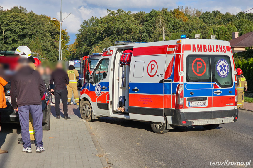 Wypadek na Brzozowej w Jedliczu