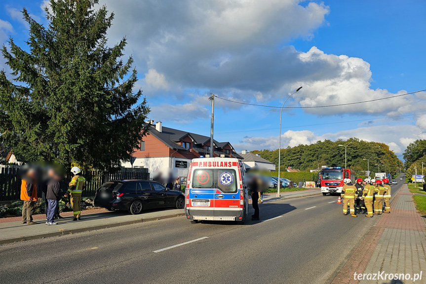 Wypadek na Brzozowej w Jedliczu