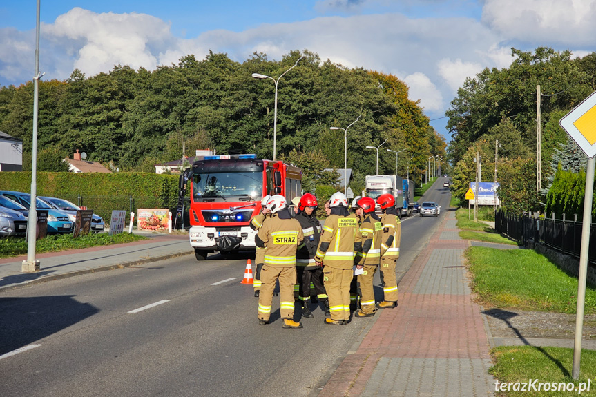 Wypadek na Brzozowej w Jedliczu