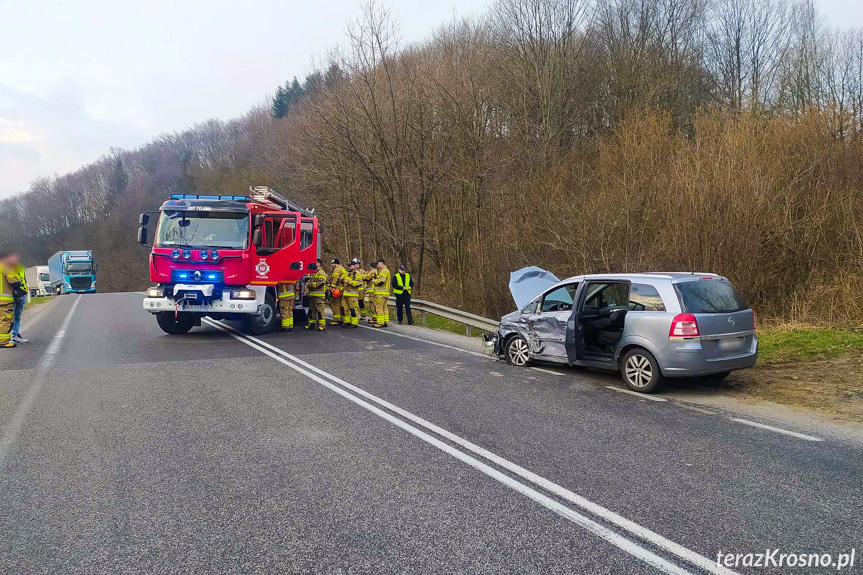 Wypadek na DK19 w gminie Dukla