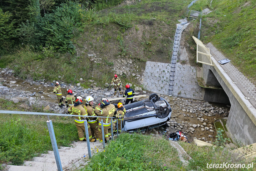 Wypadek na DK19 w Trzcianie