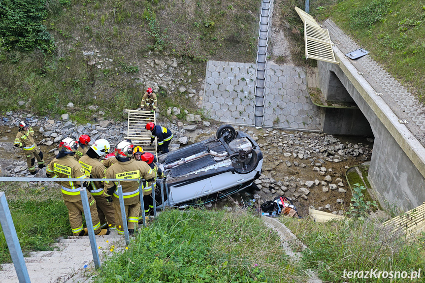 Wypadek na DK19 w Trzcianie