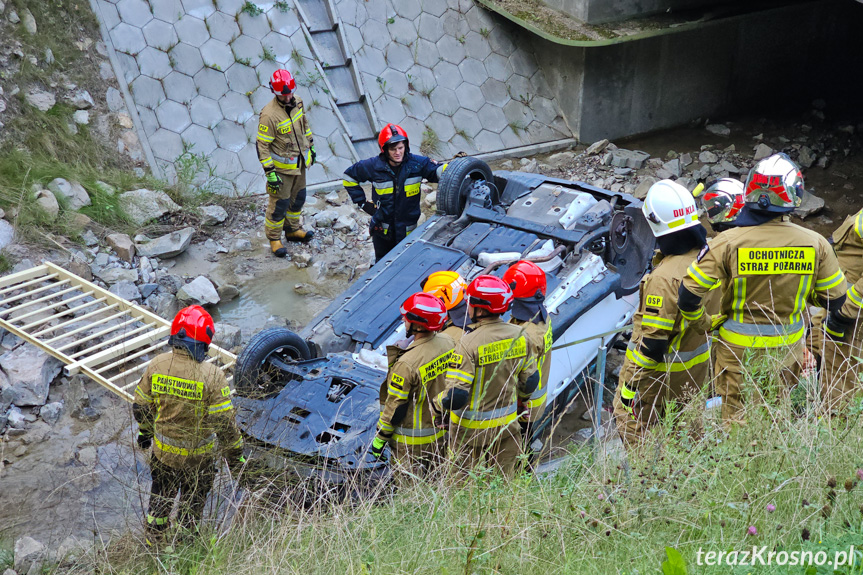 Wypadek na DK19 w Trzcianie