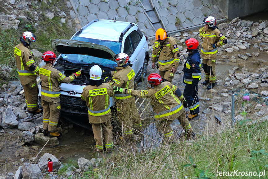 Wypadek na DK19 w Trzcianie